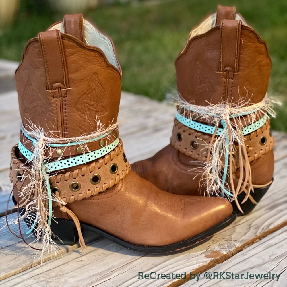 Size 9 MidCalf Dress Boots Cowboy Cowgirl western